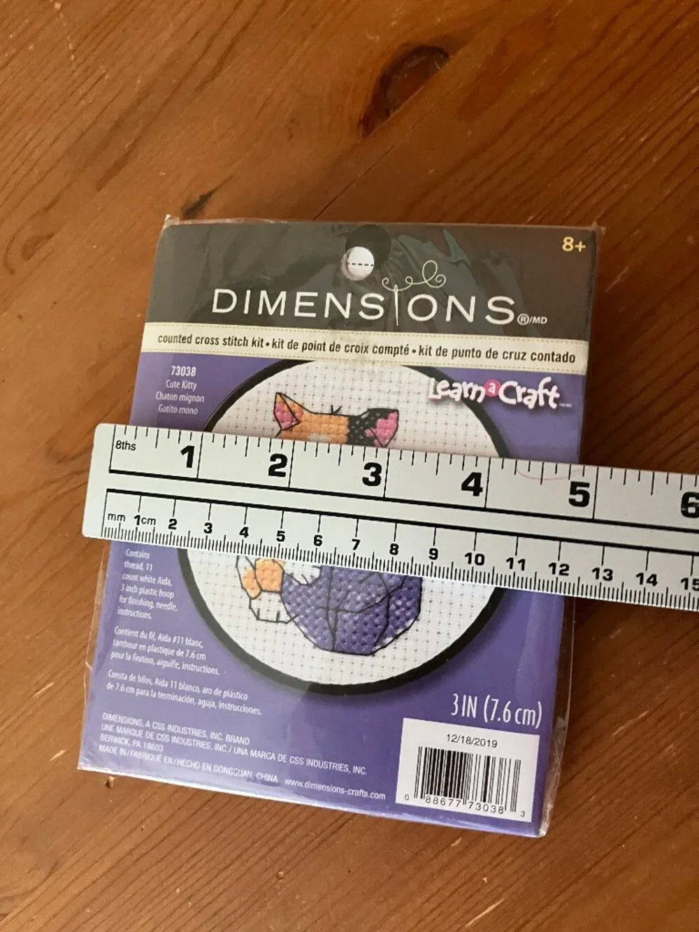 Dimentions Learn-A-Craft Counted Cross Stitch Kit 
